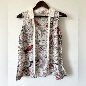 EUC Dorothee Schumacher Silk Top